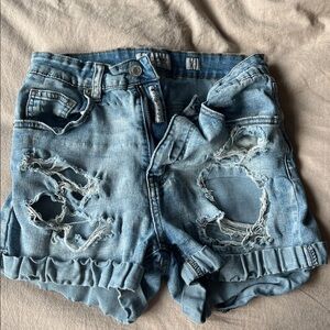 Lucky Brand High Rise Curvy Denim Shorts | Size 4/27